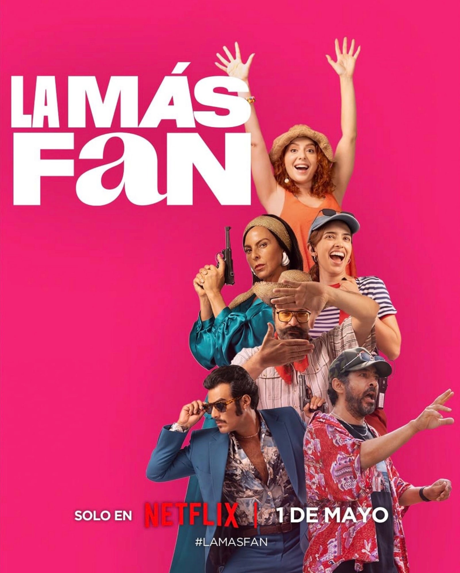 Cartel de La más fan